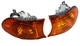 1999-2001 BMW E38 750IL 740IL 740I FRONT LEFT & RIGHT AMBER TURN SIGNALS LIGHTS