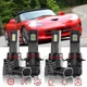 For Dodge Viper 1992-1995 4x LED Headlight Bulb Combo High Low Beam 12000LM For Dodge Viper 1992-1995 4x LED Headlight Bulb Combo High Low Beam 12000LM