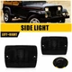 2PCS Front Turn Light Signal Housings Kit For Jeep Wrangler 1987-1995 56001378