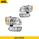 Headlight Assembly For 2001-2004 Toyota Tacoma Halogen Amber Signal