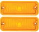 73-74 Chevy/GMC C10 Truck Front Amber Turn Signal Light Park Lamp Lens