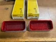 NOS OEM GM 1969 CHEVROLET BEL AIR BISCAYNE TAIL LAMP LENSES LH & RH DELCO GUIDE