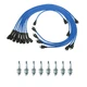 NGK Wire Set & 8 V-Power Spark Plugs Kit for Bonneville Executive Firebird V8