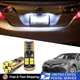 For Toyota Camry 1997-2018 2pcs 6000K White 168 W5W LED License Plate Light Bulb
