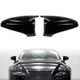 HORN GROSSY BLACK SIDE MIRROR COVER CAPS FOR LEXUS RC300 RC350 RC200t 2015-2018