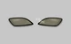 Headlight lens Mazda Rx7 Fd3S front bumper lamp conversion 2PCS ( Left & Right )