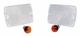 Fits Jeep Wrangler YJ AmberClear Lights Parking  RT28012