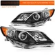 2pcs Headlights Assembly For Toyota Camry 2012-2014 Headlamps Assembly Black