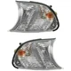 DEPO Turn Signal Parking Light Pair Side White Turn Signal Set For BMW 325Ci M3