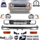 Front Bumper +Grille Assembly +Headlight +Brackets For 1992-95 Toyota Pickup 2WD