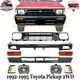 Front Bumper + Valance + Grille &Headlights Kit For 1992-1995 Toyota Pickup 2WD