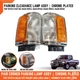 Chrome Corner Parking Light Clearance Lamp Pair fit 84-88 Toyota Pickup Truck