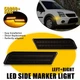 Smoked Len Amber LED Side Marker Signals Lamp For 2010-2013 Ford Transit Connect