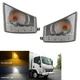 LED Amber/White Front Corner Signal Light For Isuzu NPR HD/NQR 2007-2015