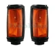 For 87-96 Ram Pickup & Mighty Max Corner Turn Signal Park Light Lamp Set Pair