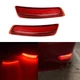 For 2013-2018 Lexus GS-F Red Lens DRL LED Bumper Reflector Tail Brake Light Lamp