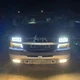 DRL LED Headlights DOT Bumper Side Marker For 2003-07 Chevy Silverado 1500 2500