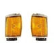 Corner Signal Lights Pair Set for 84-86 Toyota 4Runner/ 2WD (Chrome)