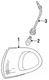 Genuine Ford Side/Corner Lamp F58Z-15A201-B