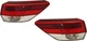 For 18-19 Highlander Outer LED Taillight Rear Brake Light Lamp w/Bulb SET PAIR