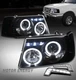 For 01-11 Ford Ranger LED Dual Halo Projector Black/Smoke Headlight w/DRL Signal