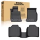 Fits 2012-2018 BMW 3 Series F30 AWD TPE 3D Front & 2nd Row Floor Mats Liner Set