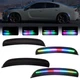 For 2015-2023 Dodge Charger RGB Dynamic LED Side Marker Light Front Rear Bumper