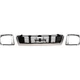 Grille and Headlight Door Kit For 1989-91 Toyota Pickup Center 4WD Chrome Shell