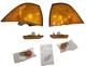 8pc Set BMW E36 LEFT+RIGHT Turn Signals 8353199/8353200 + OEM SIDE MARKERS+BULBS