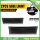 2x Front Side Marker Lights Housings Fit For Chevy K5 Blazer Suburban 1981-1991