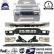 Front Chrome Bumper + Valance + Brackets + Signal For 1999-2002 Toyota 4RUNNER