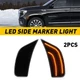 2x L&R Front Side Bumper Marker Lights Amber Lamp Fit 2021-2023 Chevrolet Tahoe