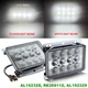 NEW 2X Headlights Hood Light LED For Deere 7030 Series: 7130 7230 7330
