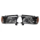 TRQ Performance Headlight Assembly Set Fits 1999-2002 Toyota 4Runner