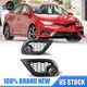 Fog Lights For 2017-2018 Toyota Corolla IM/2016 Scion IM Bumper Lamps w/Wiring
