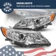Projector Chrome Housing Headlights Fits 2012-2014 Toyota Camry L/Le/Xle/Hybrid