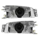 PAIR OF HEADLIGHTS FITS MITSUBISHI MIRAGE DE 1998 1999 2000 BY MR476690 MR476689
