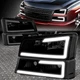 [LED DRL]For 03-07 Chevy Silverado Avalanche Headlight Bumper Lamps Black/Smoked