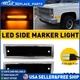 Front Side Marker Lights Left Right Set for 1981 - 1991 Chevrolet GMC Lamp Pair