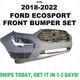FITS 2018 2019 2020 2021 FORD ECOSPORT FRONT BUMPER COVER grill skid plate
