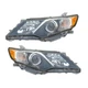 Halogen Front Headlights Pair Set for 12-14 Toyota Camry SE/Sport Left & Right