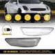 AUXITO 2X White Side LED Marker Lights Signal For 03-07 Infiniti G35 Coupe 2Door