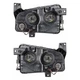 Pair Headlights Fits Dodge Charger SRT8 Super Bee 6.1L 2006 2007 By CH2503163
