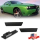 2Pcs Smoked Black Lens Front Side Marker Housing For 2008-2014 Dodge Challenger