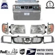 New Front Bumper Grille + Headlights +Corner Lamps For 1998-2000 Nissan Frontier
