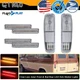 6Pcs Clear LED Tail Lights & Side Marker Fender For 1975-1991 Ford Econoline Van