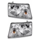 PAIR OF HEADLIGHTS FITS FORD RANGER STX PICKUP 07 BY 6L5Z-13008-AA 6L5Z-13008-BA