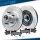 Front Brake Rotors Brake Pads for Chevy Malibu S10 Blazer GMC S15 Jimmy Firebird