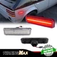 2X Clear Lens Red LED Rear Side Marker Signal Lights For 1971-1976 Dodge Coronet