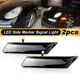 Smoke Lens Amber LED Side Marker Signal Lights For 2005 - 2012 Porsche Boxster